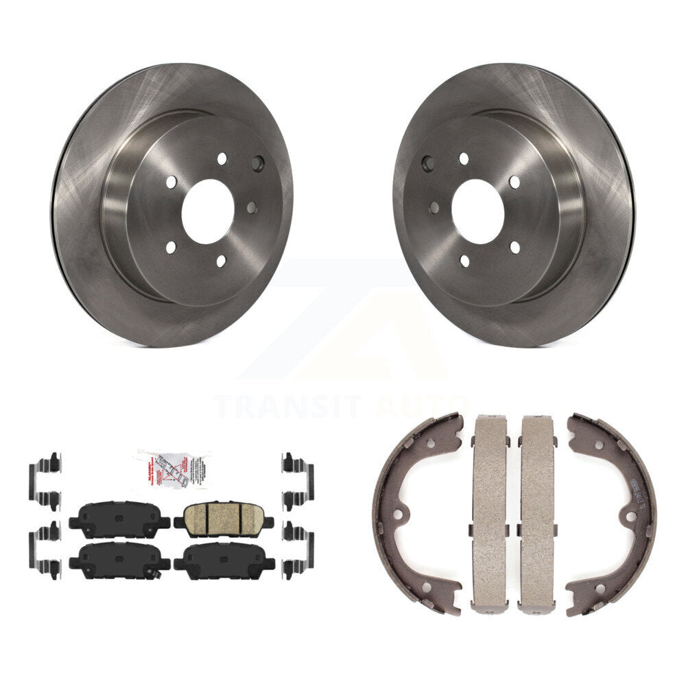 Kit de plaquettes en céramique et de freins de stationnement, Rotors à disque arrière, pour INFINITI Q50 QX70