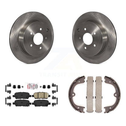 Kit de plaquettes en céramique et de freins de stationnement, Rotors à disque arrière, pour INFINITI Q50 QX70