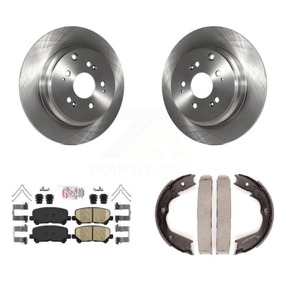Kit de plaquettes en céramique et de chaussures de stationnement, Rotors à disque arrière, pour Honda Pilot Acura MDX ZDX