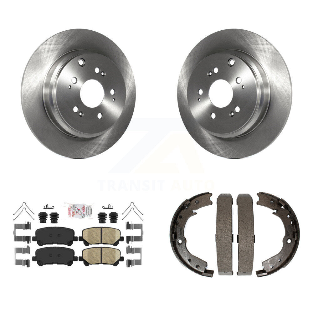 Kit de plaquettes en céramique et de chaussures de stationnement pour disques arrière, Rotors, pour Honda Odyssey 2011 – 2017
