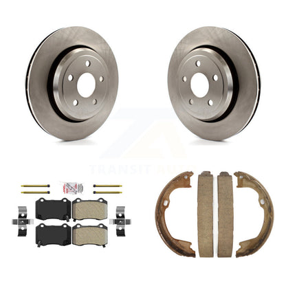 Kit de plaquettes semi-métalliques et de chaussures de stationnement pour rotors de disque arrière, pour Jeep Grand Cherokee