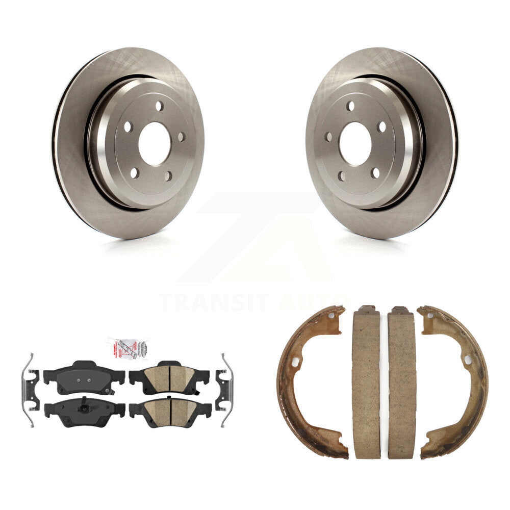 Kit de chaussures de stationnement avec plaquettes en céramique, Rotors à disque arrière, pour Jeep Grand Cherokee Dodge W