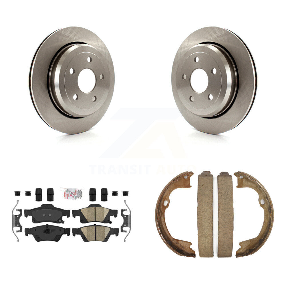 Kit de chaussures de stationnement avec plaquettes en céramique, Rotors à disque arrière, pour Jeep Grand Cherokee Dodge W