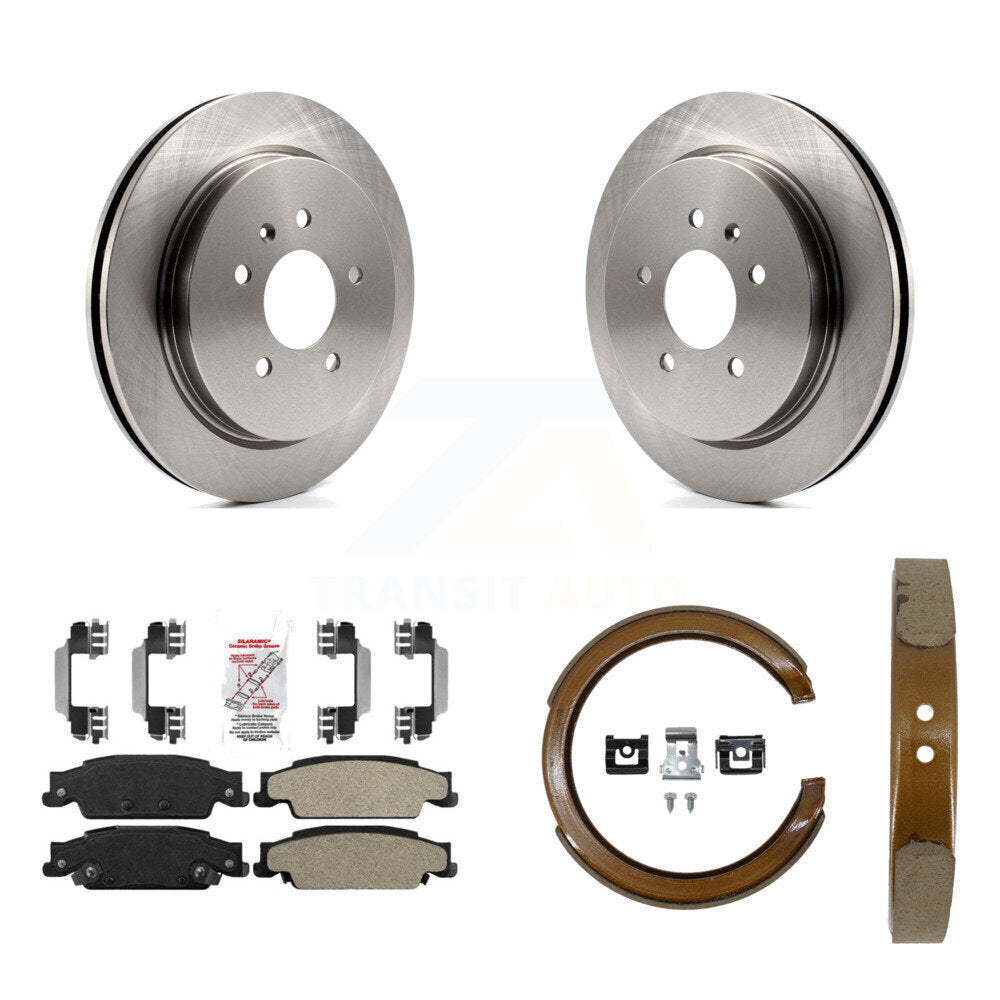 Kit de patins de frein de stationnement, Rotors à disque arrière, plaquettes semi-métalliques, pour Cadillac CTS ST