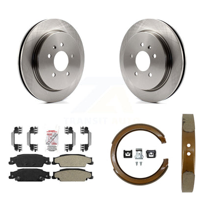 Kit de patins de frein de stationnement, Rotors à disque arrière, plaquettes semi-métalliques, pour Cadillac CTS ST