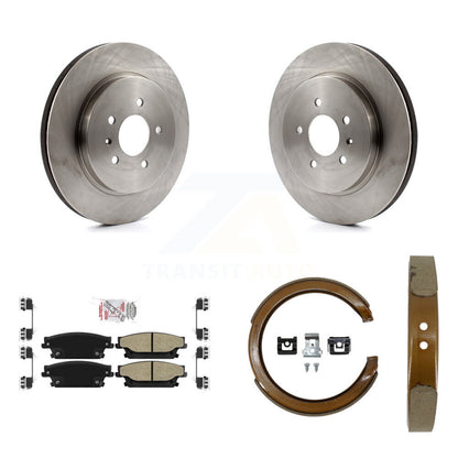 Kit de patins de frein de stationnement, Rotors à disque arrière, plaquettes semi-métalliques, pour Cadillac CTS ST