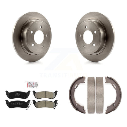 Kit de plaquettes semi-métalliques et de chaussures de stationnement pour rotors de disque arrière, pour Chrysler Pacifica