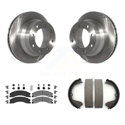 Kit de chaussures de stationnement avec disques semi-métalliques, Rotors à disque arrière, pour Chevrolet Express 350