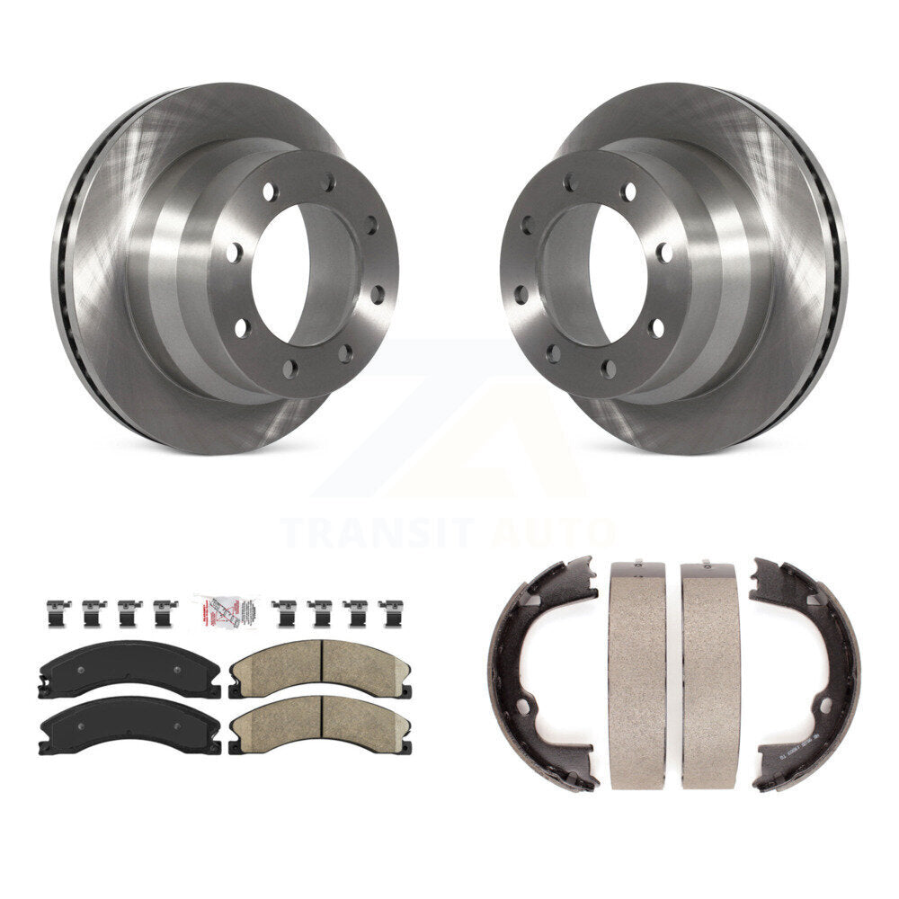 Kit de plaquettes en céramique et de freins de stationnement, Rotors à disque arrière, pour GMC Savana 3500