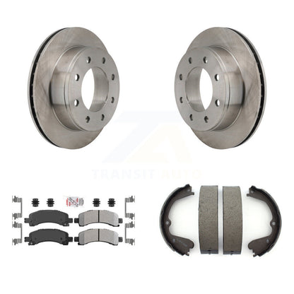 Kit de patins de frein de stationnement, Rotors à disque arrière, plaquettes semi-métalliques, pour GMC Savana 3500