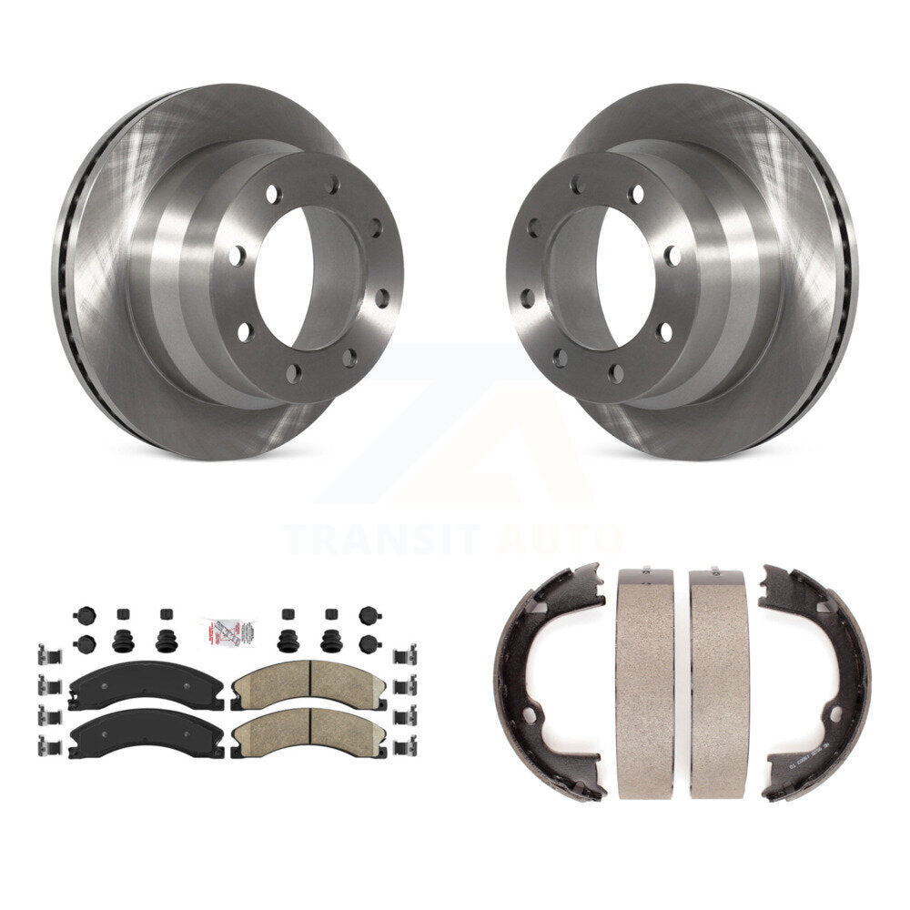 Kit de plaquettes en céramique et de freins de stationnement, Rotors à disque arrière, pour GMC Savana 3500