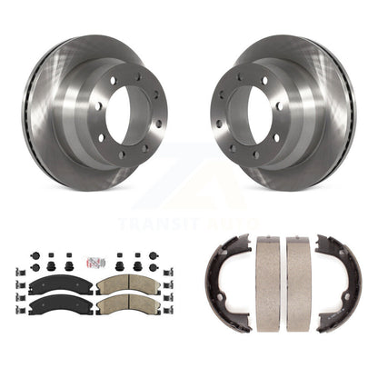 Kit de plaquettes en céramique et de freins de stationnement, Rotors à disque arrière, pour GMC Savana 3500