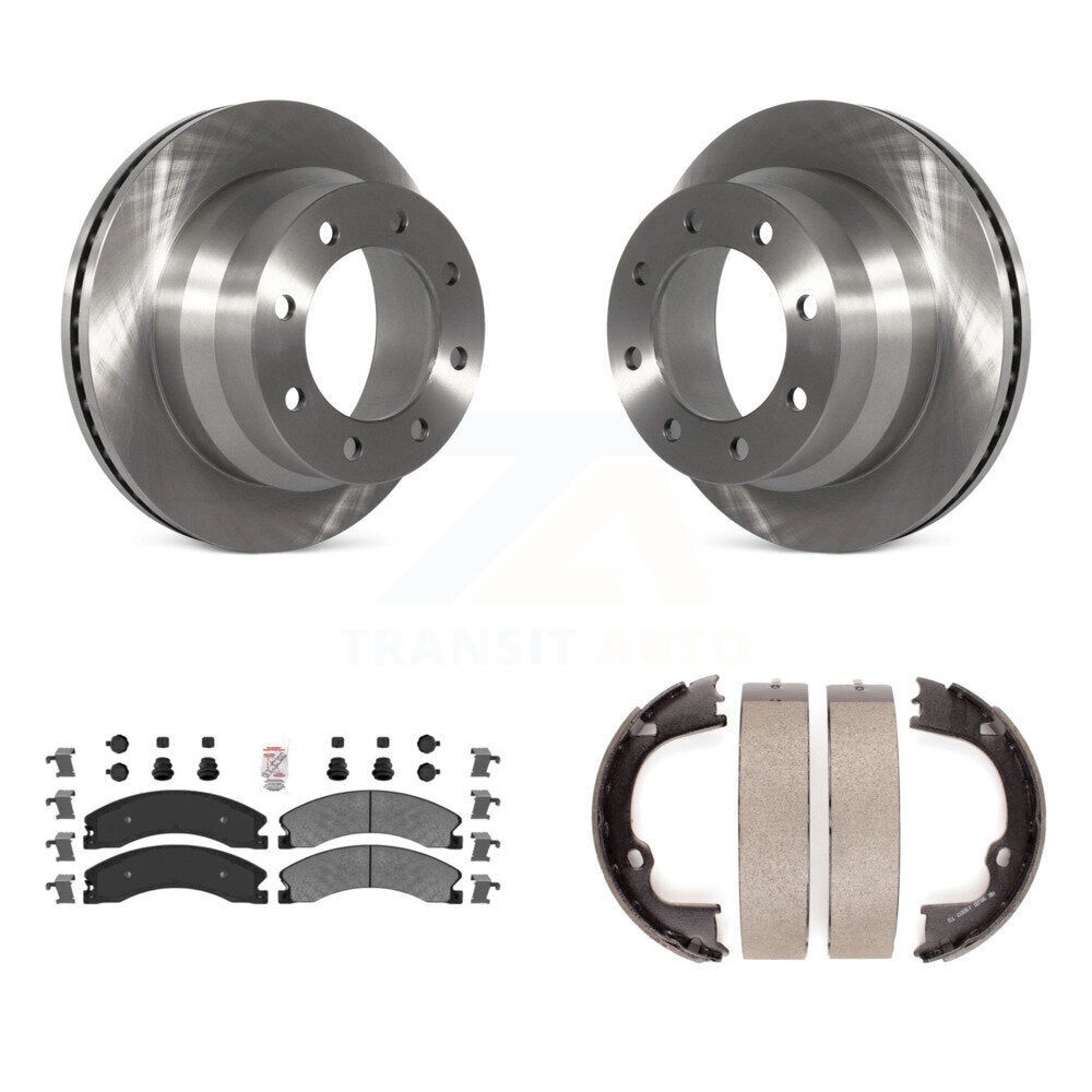 Kit de patins de frein de stationnement, Rotors à disque arrière, plaquettes semi-métalliques, pour GMC Savana 3500