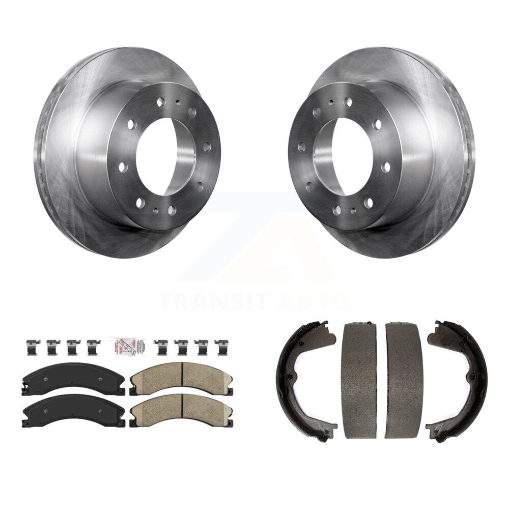 Kit de chaussures de stationnement avec plaquettes en céramique, Rotors à disque arrière, pour Chevrolet Silverado 2500 HD
