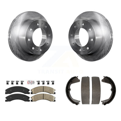Kit de chaussures de stationnement avec plaquettes en céramique, Rotors à disque arrière, pour Chevrolet Silverado 2500 HD