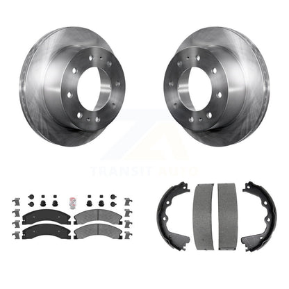 Kit de plaquettes semi-métalliques et de chaussures de stationnement pour disques arrière, pour GMC Sierra 2500 H