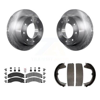 Kit de chaussures de stationnement avec Rotors à disque arrière, plaquettes semi-métalliques, pour Chevrolet Silverado H