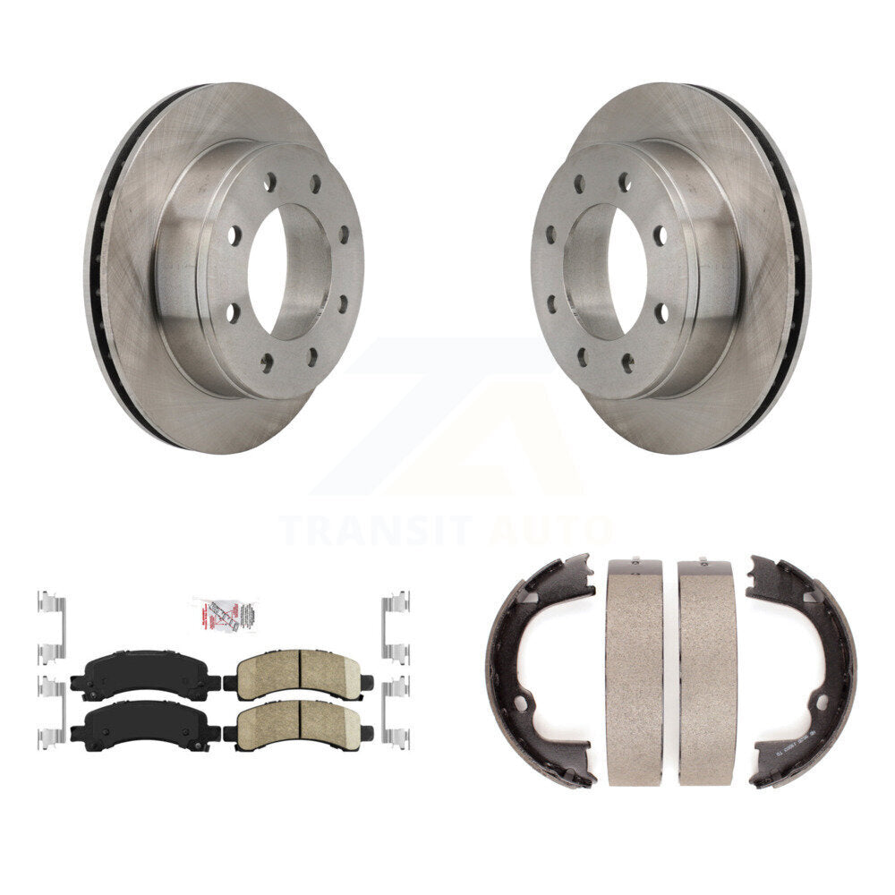 Kit de chaussures de stationnement avec plaquettes en céramique, Rotors à disque arrière, pour Chevrolet Express 2500 3500
