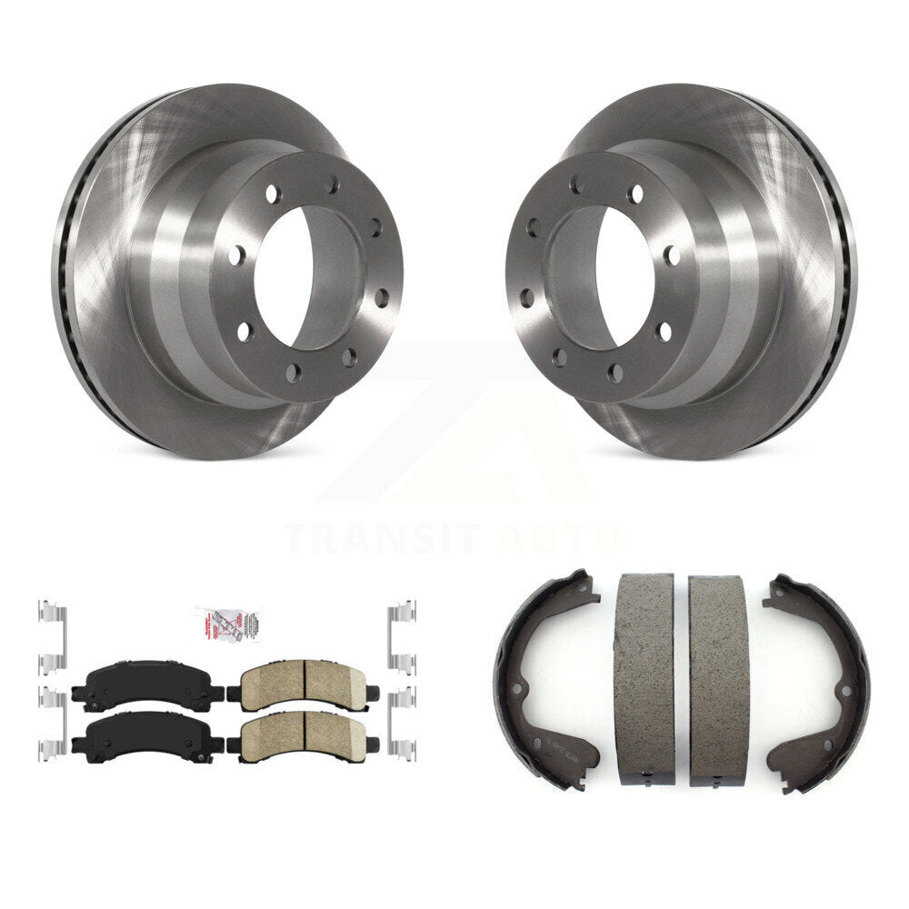 Kit de chaussures de frein de stationnement, Rotors à disque arrière, plaquettes en céramique, pour Chevrolet Express 450