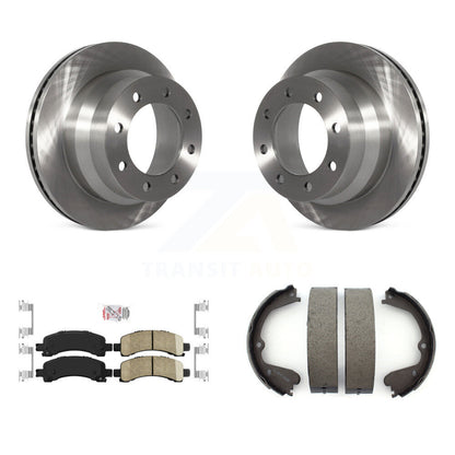 Kit de chaussures de frein de stationnement, Rotors à disque arrière, plaquettes en céramique, pour Chevrolet Express 450