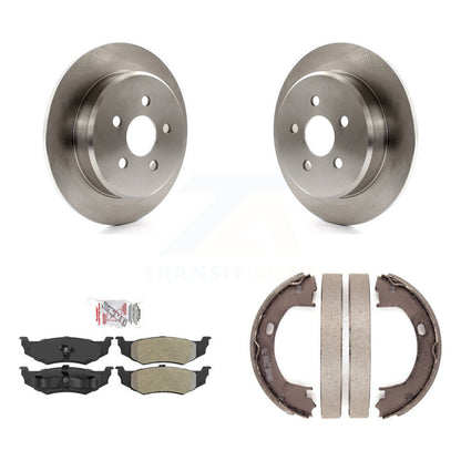 Kit de plaquettes semi-métalliques et de chaussures de stationnement pour rotors de disque arrière, pour Chrysler PT Cruiser