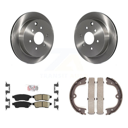 Kit de chaussures de frein de stationnement, Rotors à disque arrière, plaquettes en céramique, pour Nissan Frontier Xterr