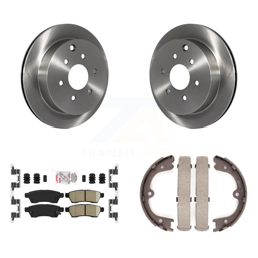 Kit de chaussures de frein de stationnement, Rotors à disque arrière, plaquettes en céramique, pour Nissan Frontier Xterr