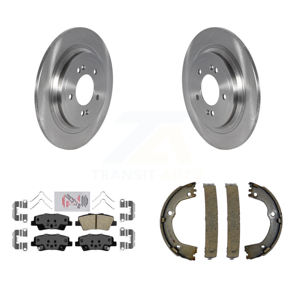 Kit de chaussures de stationnement avec plaquettes en céramique, Rotors à disque arrière, pour Kia Sportage Hyundai Tucson