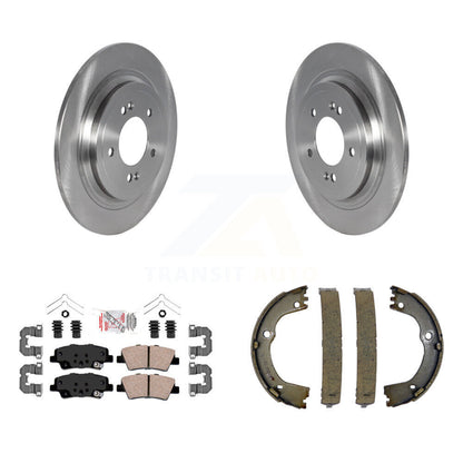 Kit de chaussures de stationnement avec plaquettes en céramique, Rotors à disque arrière, pour Kia Sportage Hyundai Tucson
