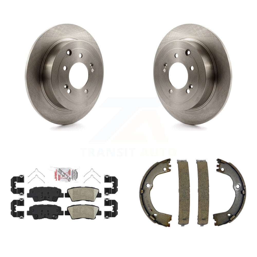 Kit de chaussures de stationnement avec plaquettes en céramique, Rotors à disque arrière, pour Hyundai Tucson Kia Sportage