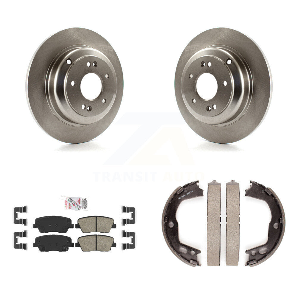 Kit de chaussures de frein de stationnement, Rotors à disque arrière, plaquettes en céramique, pour Hyundai Genesis Coupé