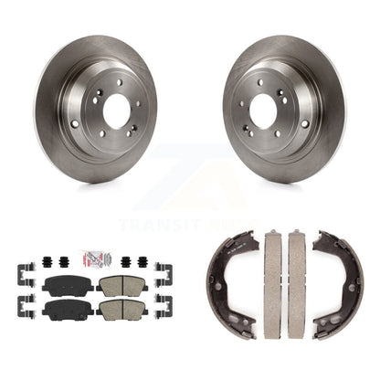 Kit de plaquettes en céramique et de freins de stationnement, Rotors à disque arrière, pour Hyundai Genesis