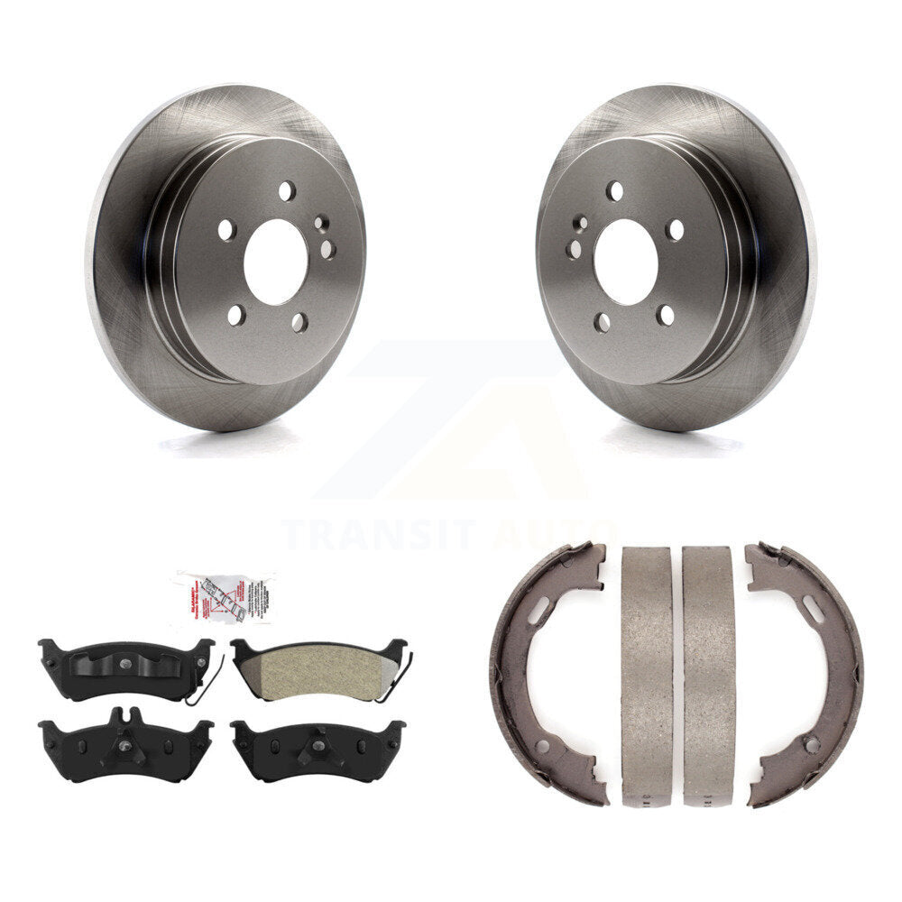 Kit de plaquettes semi-métalliques et de chaussures de stationnement pour disques arrière, pour Mercedes-Benz ML320