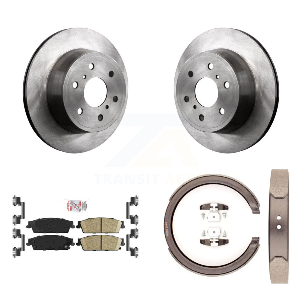 Kit de chaussures de stationnement avec plaquettes en céramique, Rotors à disque arrière, pour Chevrolet GMC Sierra 1500 X