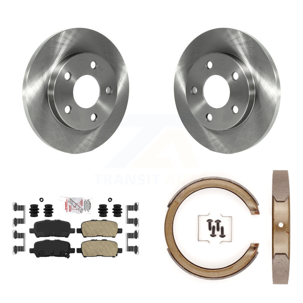 Kit de plaquettes en céramique et de freins de stationnement, Rotors à disque arrière, pour Chevrolet Impala