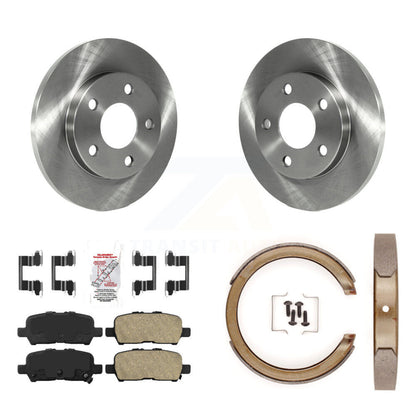 Kit de plaquettes en céramique et de freins de stationnement, Rotors à disque arrière, pour Chevrolet Impala
