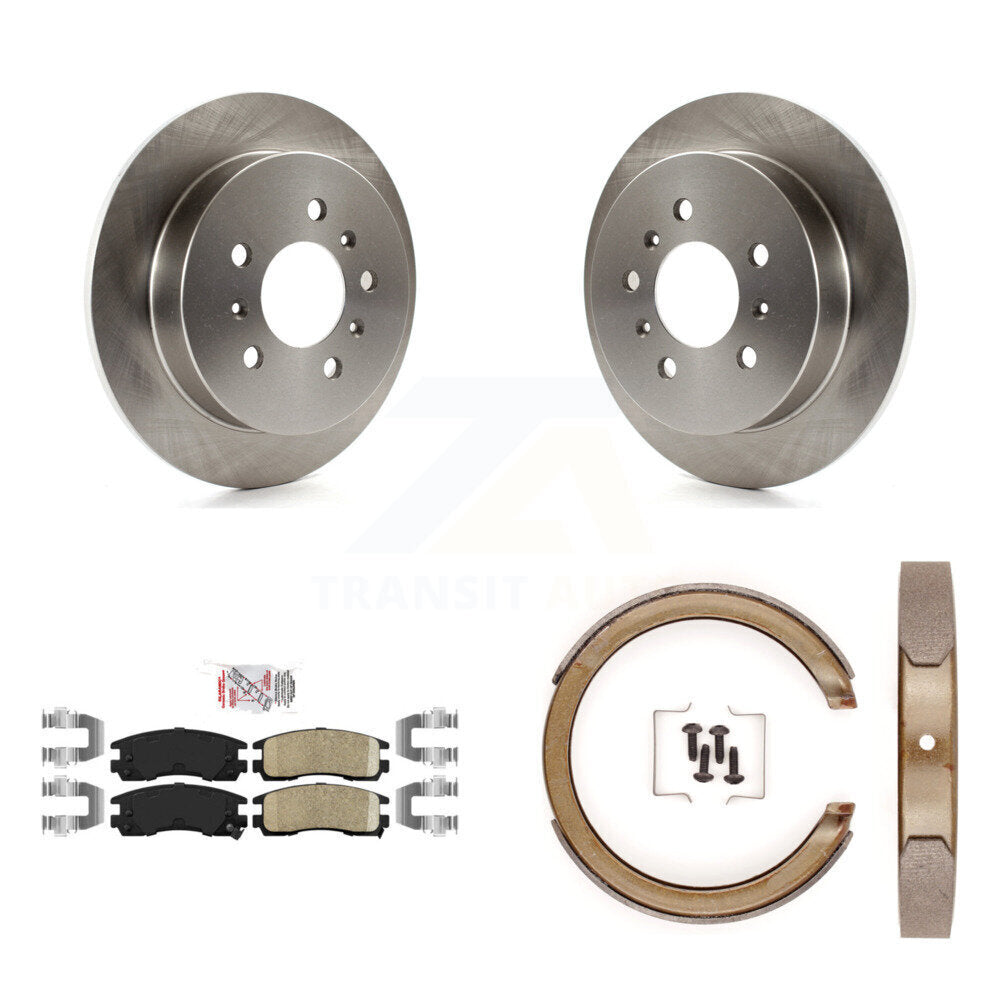 Kit de chaussures de stationnement avec plaquettes en céramique, Rotors à disque arrière, pour Chevrolet Impala Pontiac Am