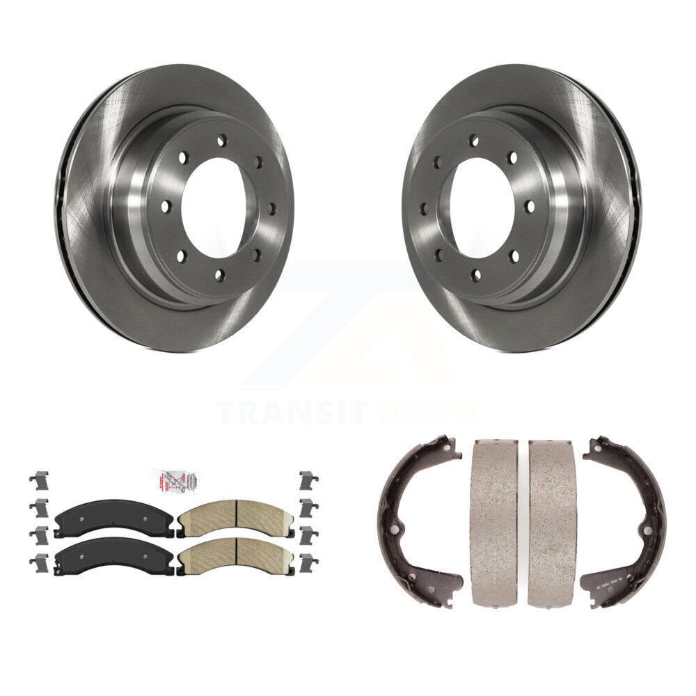 Kit de chaussures de stationnement avec plaquettes en céramique, Rotors à disque arrière, pour Nissan NV2500 NV3500 NV1500