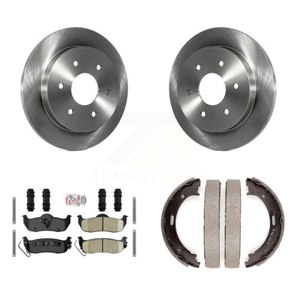 Kit de chaussures de stationnement avec plaquettes en céramique, Rotors à disque arrière, pour Nissan TITAN Armada INFINIT
