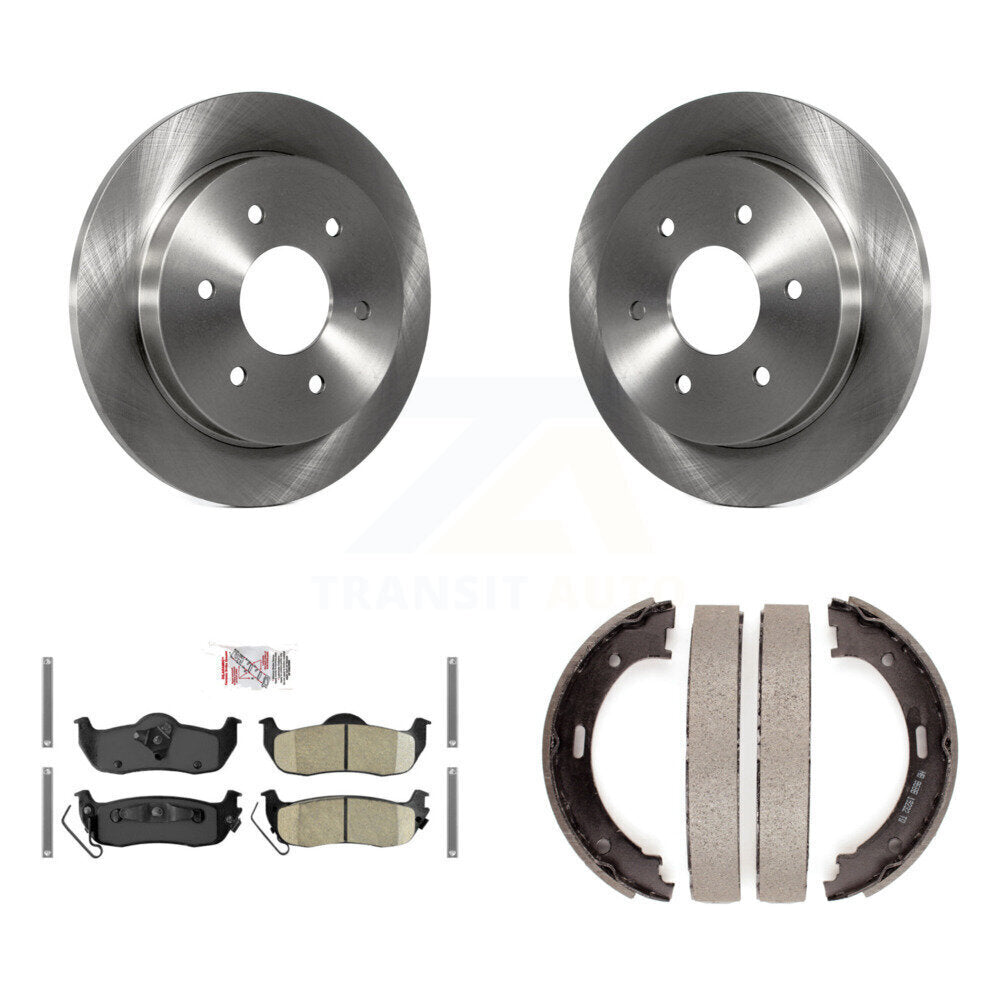 Kit de chaussures de stationnement avec plaquettes en céramique, Rotors à disque arrière, pour Nissan TITAN Armada INFINIT