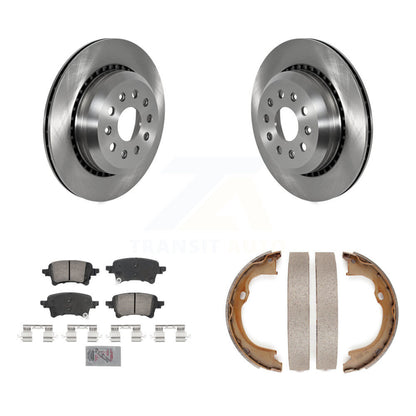 Kit de plaquettes en céramique et de chaussures de stationnement pour Rotors à disque arrière, pour Jeep Wrangler Gladiator