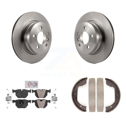 Kit de plaquettes semi-métalliques et de freins de stationnement pour disques arrière, pour BMW X5 X6