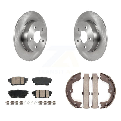 Kit de plaquettes en céramique et de patins de frein de stationnement, Rotors à disque arrière, pour Nissan Altima