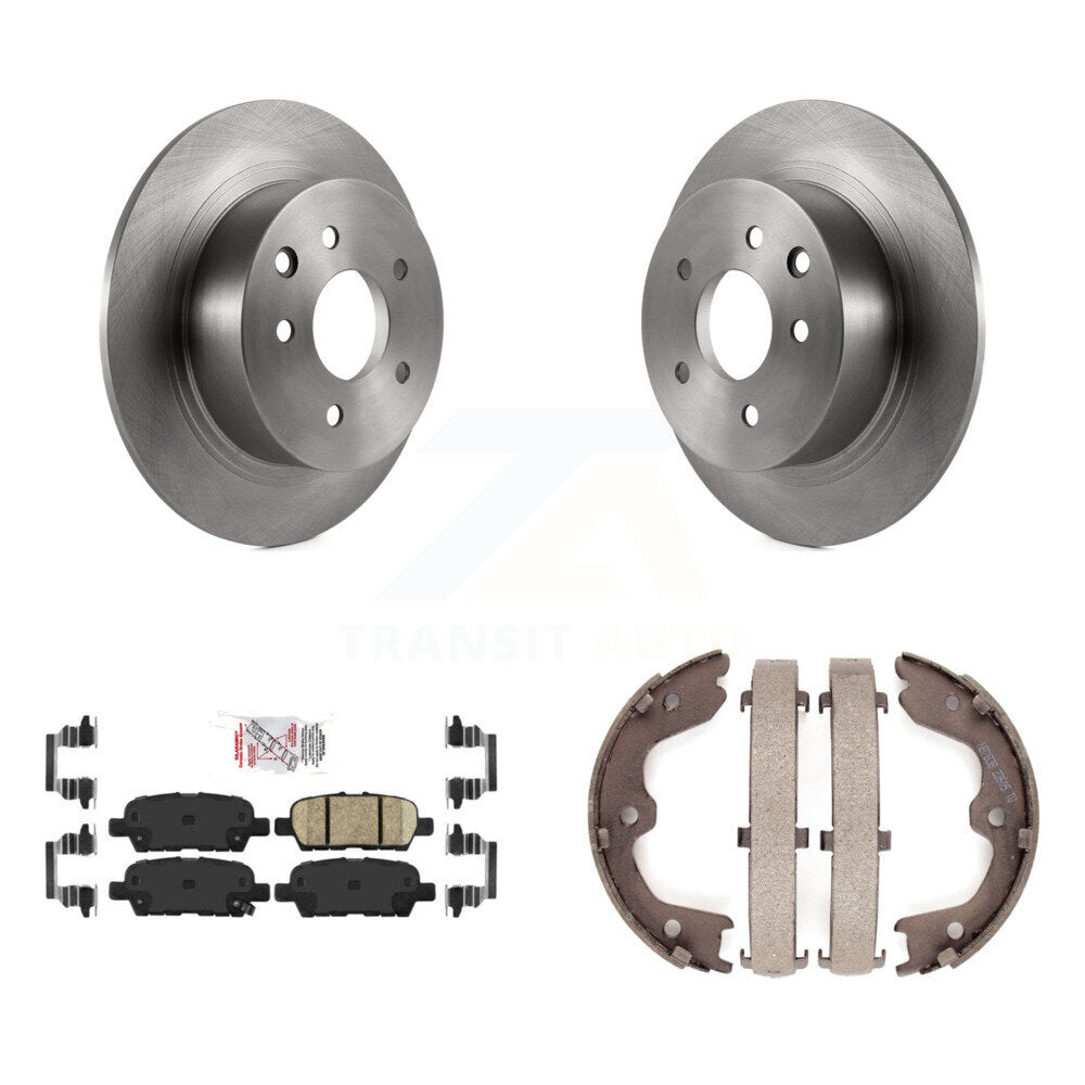 Kit de plaquettes en céramique et de patins de frein de stationnement, Rotors à disque arrière, pour Nissan Altima