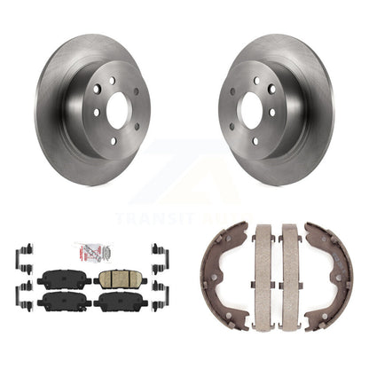 Kit de plaquettes en céramique et de patins de frein de stationnement, Rotors à disque arrière, pour Nissan Altima