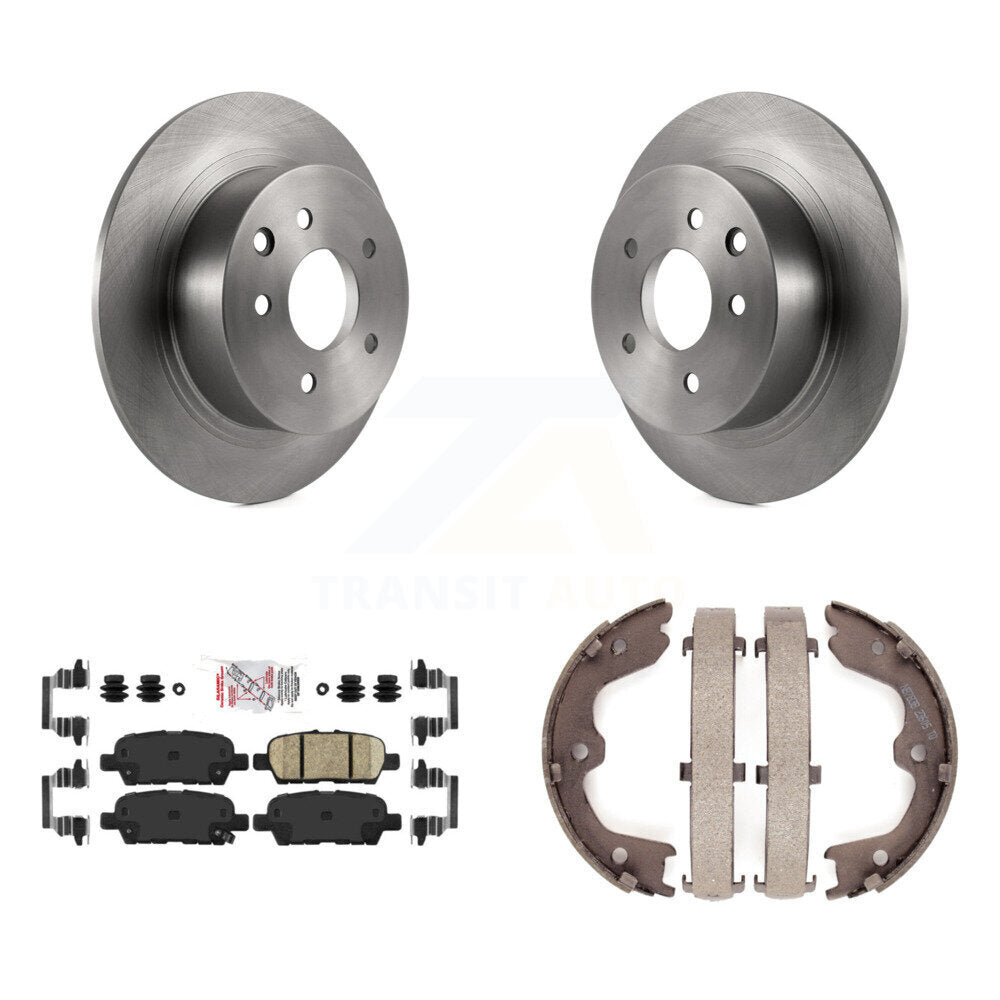 Kit de plaquettes en céramique et de patins de frein de stationnement, Rotors à disque arrière, pour Nissan Altima