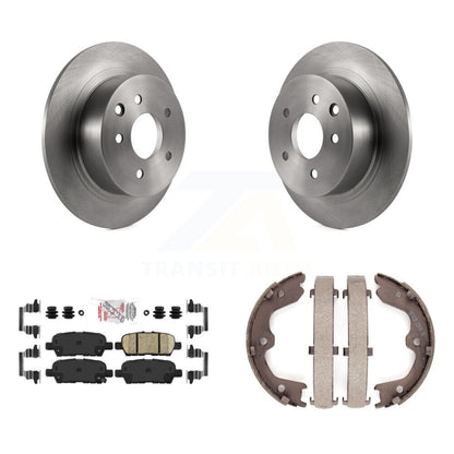 Kit de plaquettes en céramique et de patins de frein de stationnement, Rotors à disque arrière, pour Nissan Altima