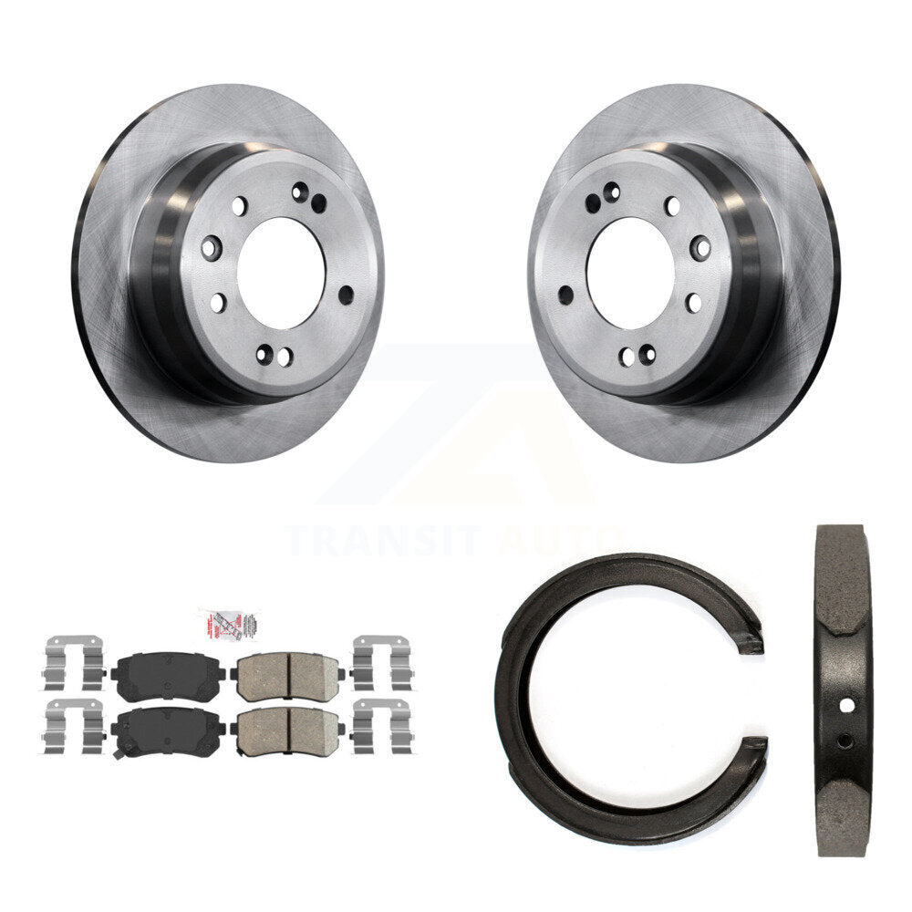 Kit de plaquettes en céramique et de chaussures de stationnement pour disques arrière, Rotors, pour Kia Sportage FW 2011 – 2016