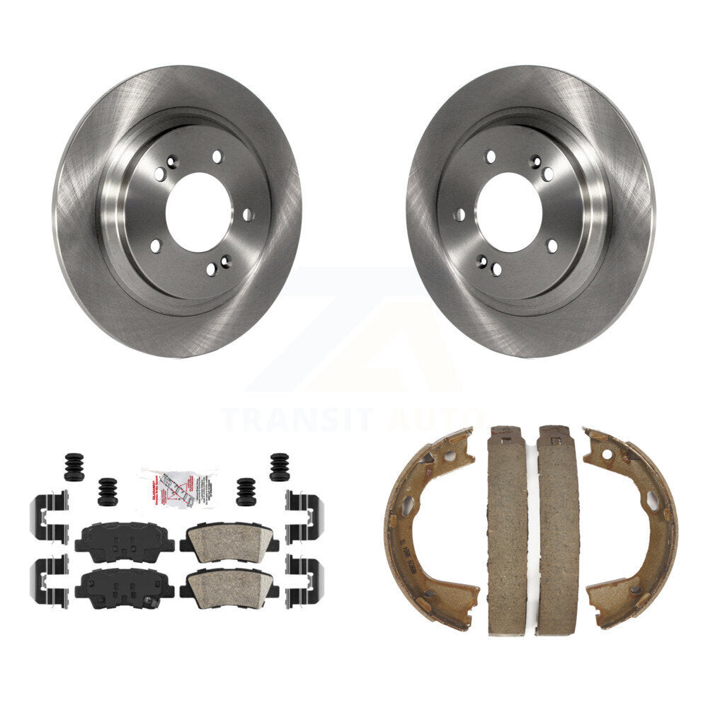 Kit de plaquettes en céramique et de freins de stationnement, Rotors à disque arrière, pour Hyundai Sonata Azer