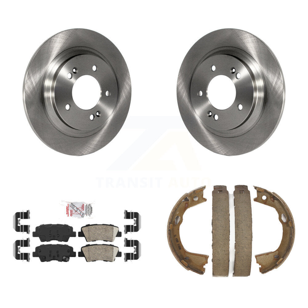 Kit de plaquettes en céramique et de freins de stationnement, Rotors à disque arrière, pour Hyundai Sonata Azer